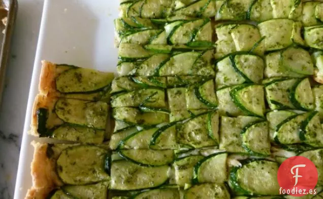 Tarta de calabacín y gruyere