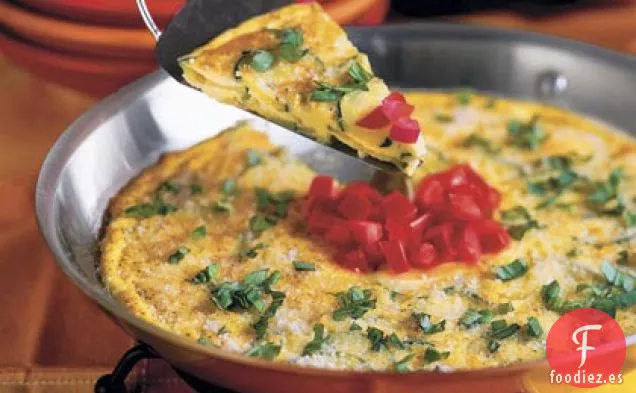 Frittata de Calabacín y Cebolla