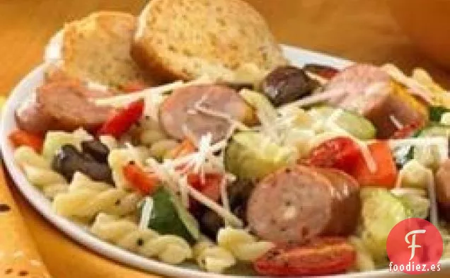 Pasta Primavera al Horno de Tres Quesos Johnsonville®