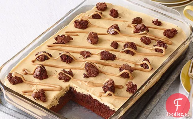 Brownies de Pastel de Mantequilla de Maní