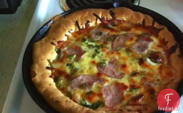 Pizza de Hierro Fundido de Plato Profundo