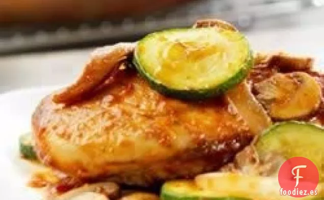 Balsámico de Pollo con Setas Silvestres