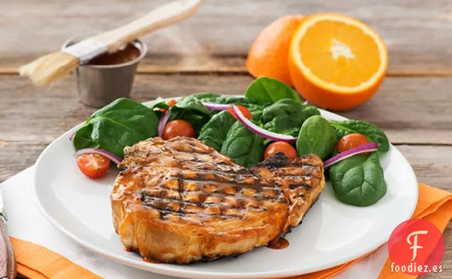 Chuletas de Cerdo A la Parrilla con Cítricos