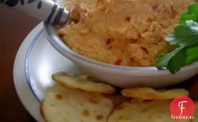 Crema de Queso de Pimiento para Fiestas