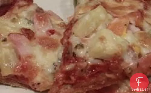 Masa de Pizza al Estilo Napolitano con Ajo y Condimentos Italianos