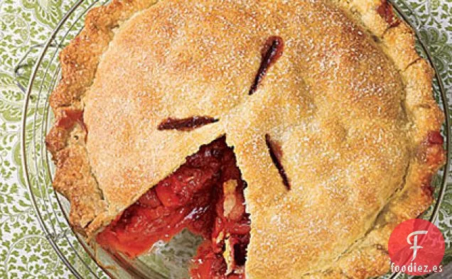 Tarta de Manzana y Frambuesa