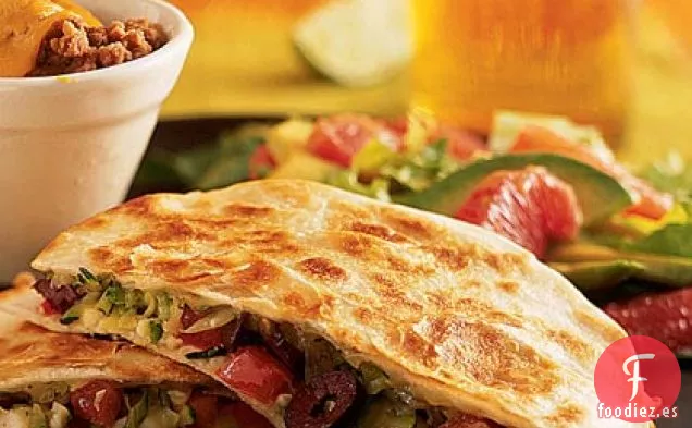Quesadillas de Calabacín, Oliva y Queso