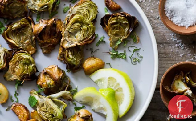 Receta de Alcachofa Acuñada Frita