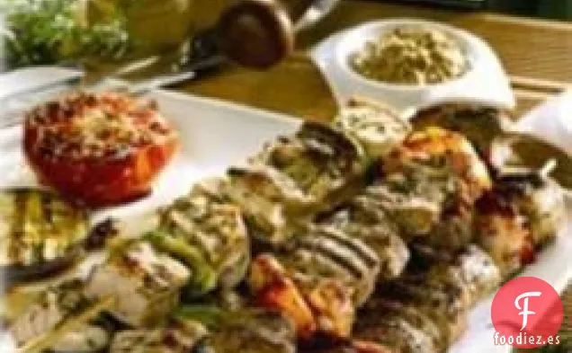 Brochetas Marinadas con Mostaza Maille ® Dijon Originale