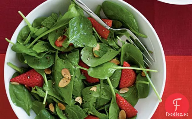 Ensalada de Espinacas y Fresas