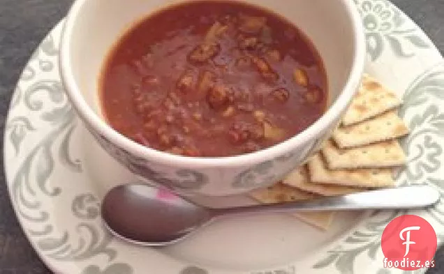 Sopa de Hamburguesa Casera Rápida