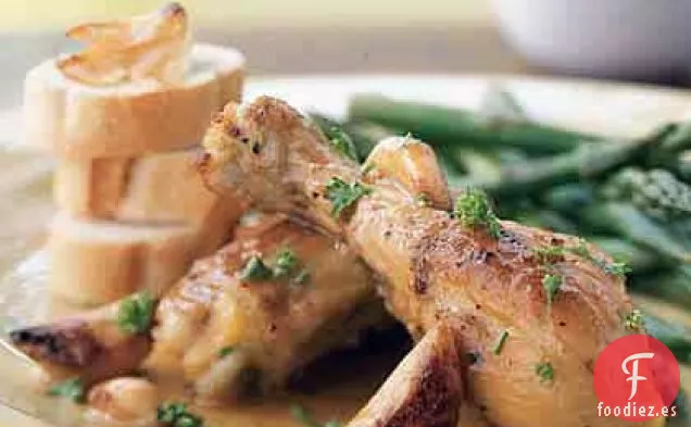 Pollo con 40 Dientes de Ajo
