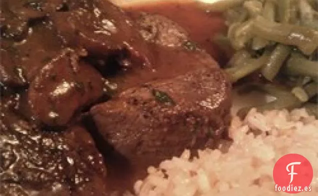 Medallones de Ternera con Salsa Caramelizada