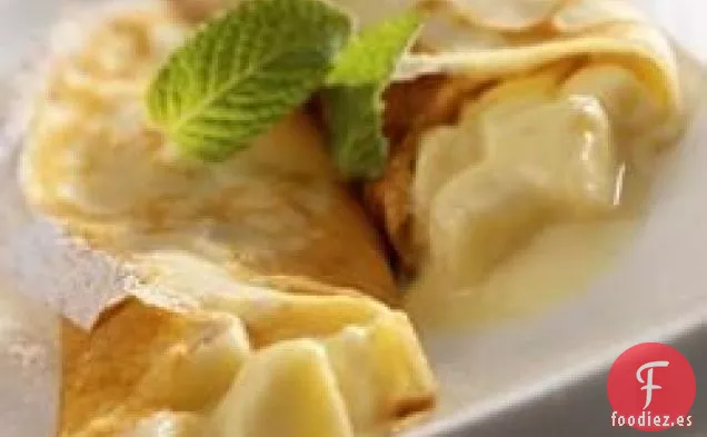 Crepes de Plátano y Yogur