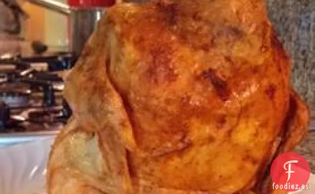 Pollo a la Cerveza con Hierbas de Ajo