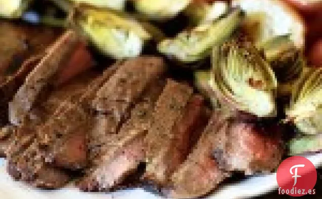 Alcachofas A La Parrilla Con Limón Y Ajo