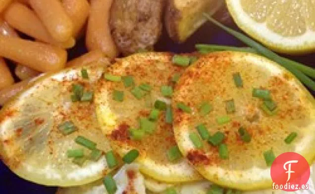 Bacalao con Limón, Ajo y Cebollino