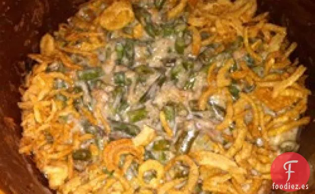 Cazuela de Frijoles Verdes de Cocción Lenta