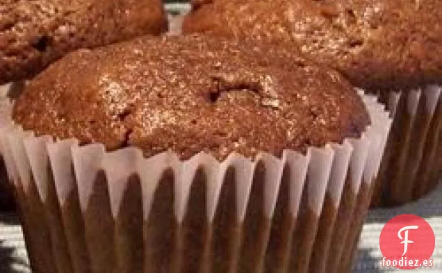 Muffins de Calabacín de Chocolate