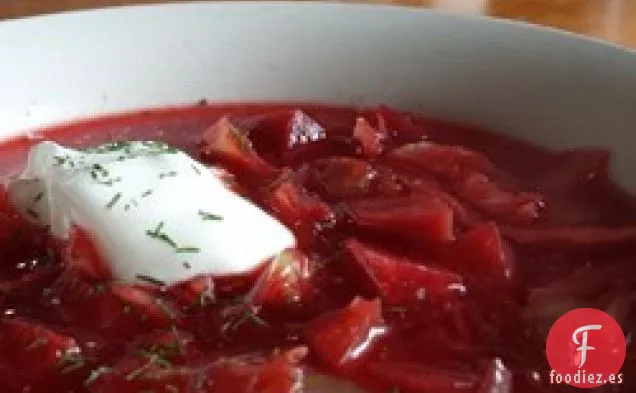 Cómo hacer Borscht de Carne de Res