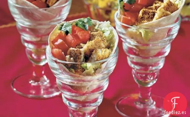 Tacos de Pescado Picantes con Salsa de Mango y Guacamole