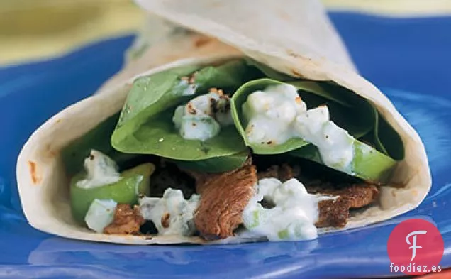Solomillo Caliente en Sartén con Queso Azul
