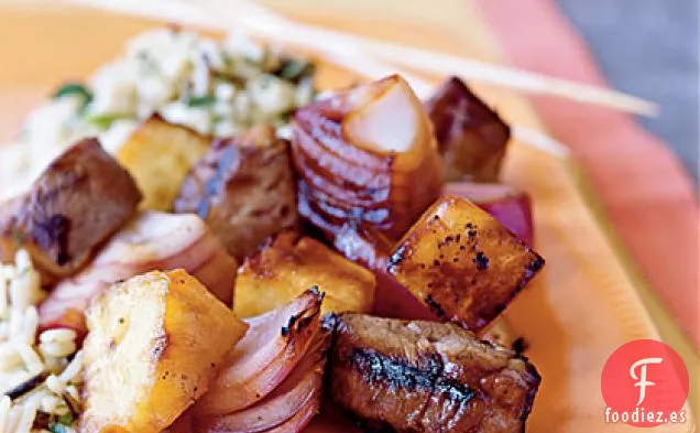 Cerdo Teriyaki y Piña