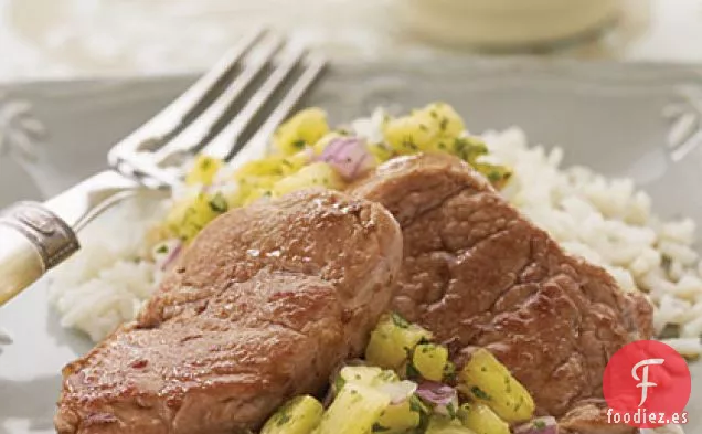 Medallones de Cerdo Teriyaki