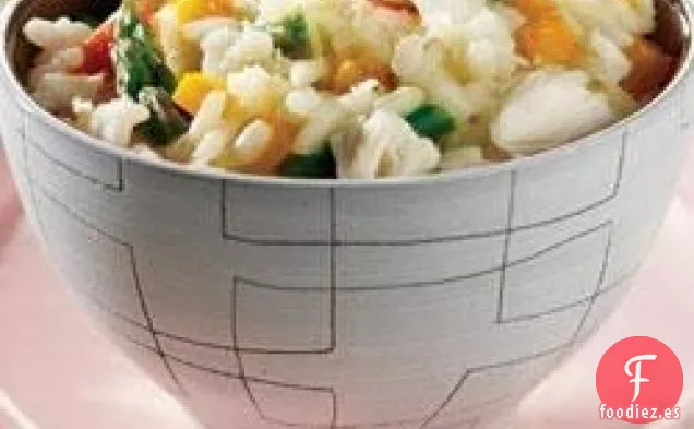 Risotto de Cangrejo y Espárragos