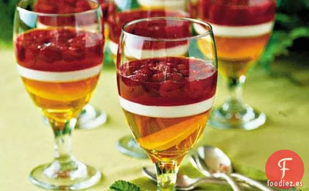 Ensalada de Frutas Congeladas en Capas