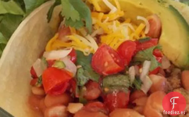 Shaloupias de Frijoles y Carne de Res