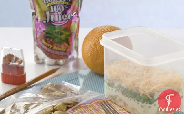 Ensalada en Capas A La Hora del Almuerzo