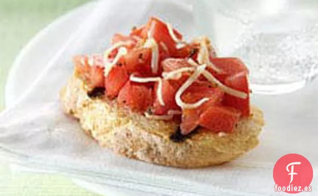 Bruschetta de Tomate Fresco y Hierbas