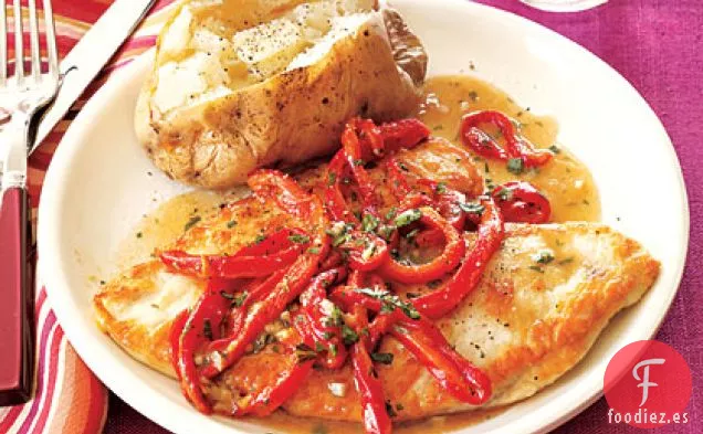 Pechugas de Pollo con Pimientos