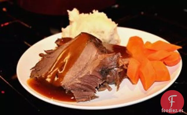 Carne de Venado Teriyaki Cocida a Fuego Lento