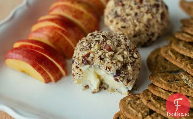 Bolas de Queso de Avellana y Chocolate Blanco