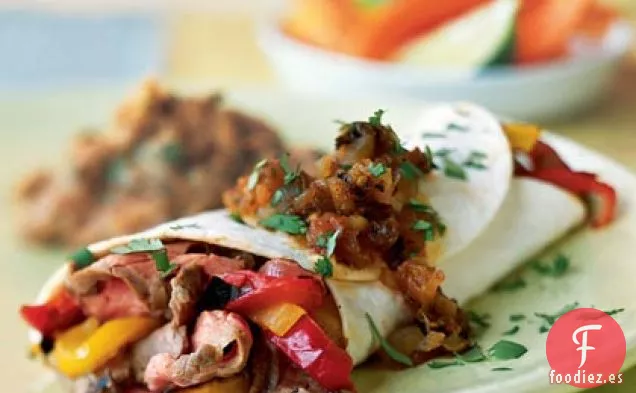 Bistec Tex-Mex y Verduras