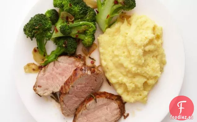 Cerdo con Polenta de Romero