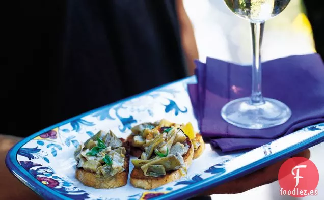Alcachofa Bruschetta