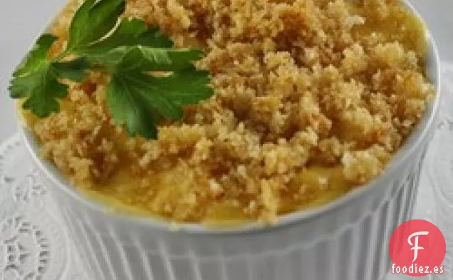 Macarrones Crujientes con Patatas Fritas y Queso