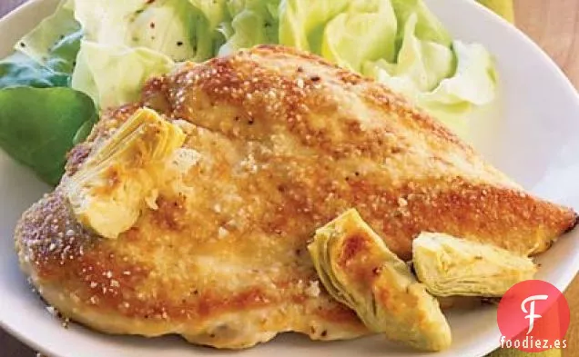 Pollo al Limón y Alcachofa