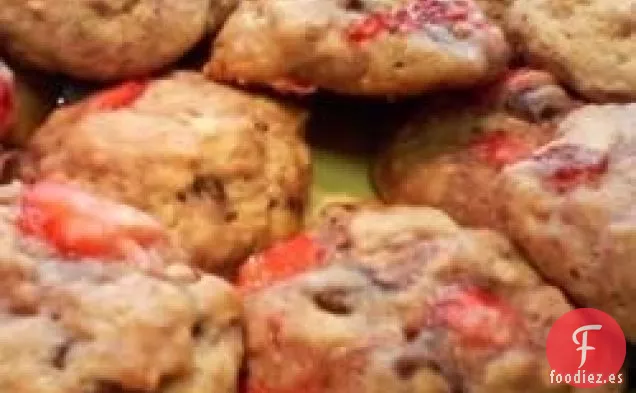 Galletas de Avena y Fresa Frescas