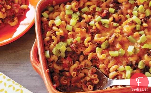 Cazuela de Macarrones y Joe Descuidado