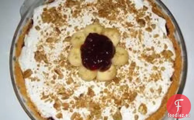 Tarta de Queso Crema de Arándanos y Plátano