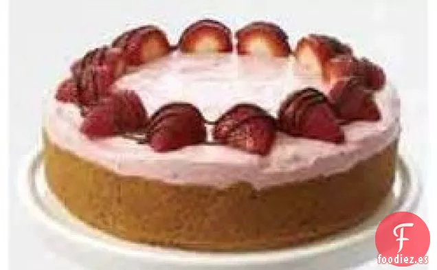 Pastel de Crema de Fresa