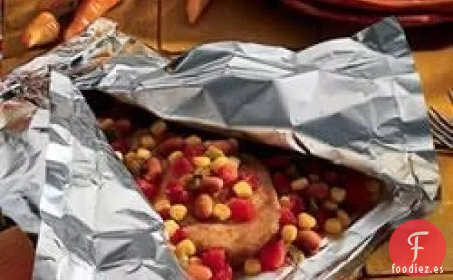 Chuletas de Cerdo Mexicali al Horno