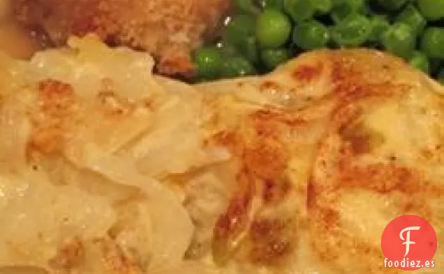 Horneado de Cebolla y Patata Festoneada