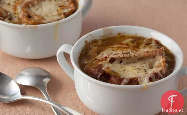 Sopa Francesa de Tres Cebollas