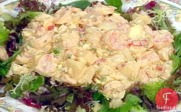Ensalada de Camarones y Tada de Mamá