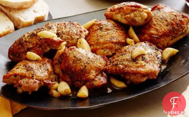 Pollo Asado con Diente de Ajo